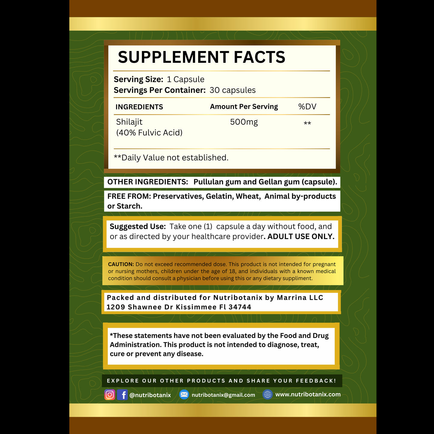 Shilajit Capsules