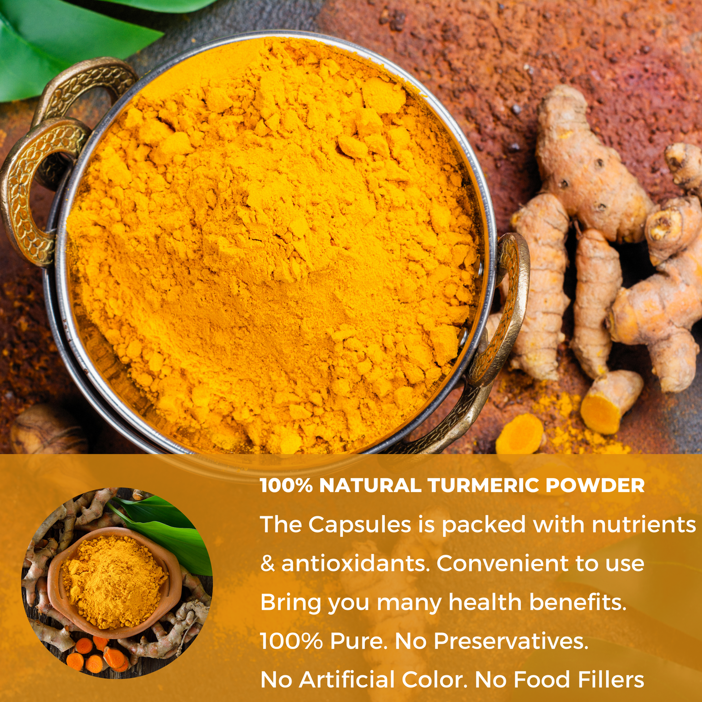 Turmeric capsules