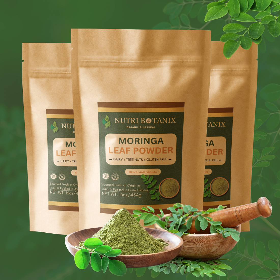 Lemon-Herb Moringa Green Sauce