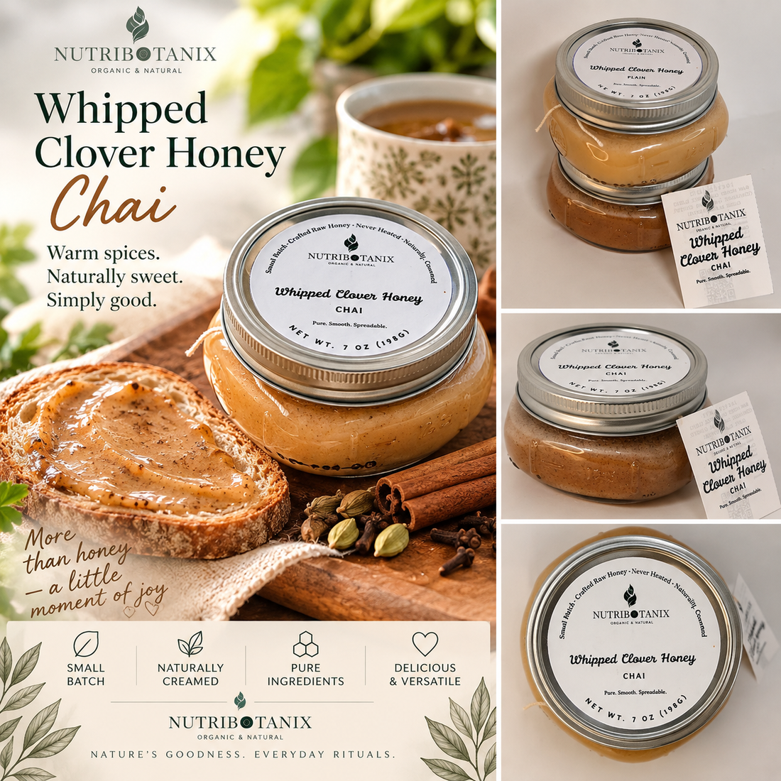 Chai Creamed Honey from NutriBotanix