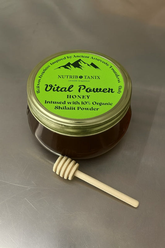 Vital Power Honey: Florida Raw Wildflower Honey Infused With  Shilajit