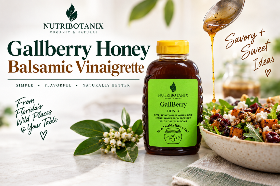 Gallberry honey balsamic vinaigrette
