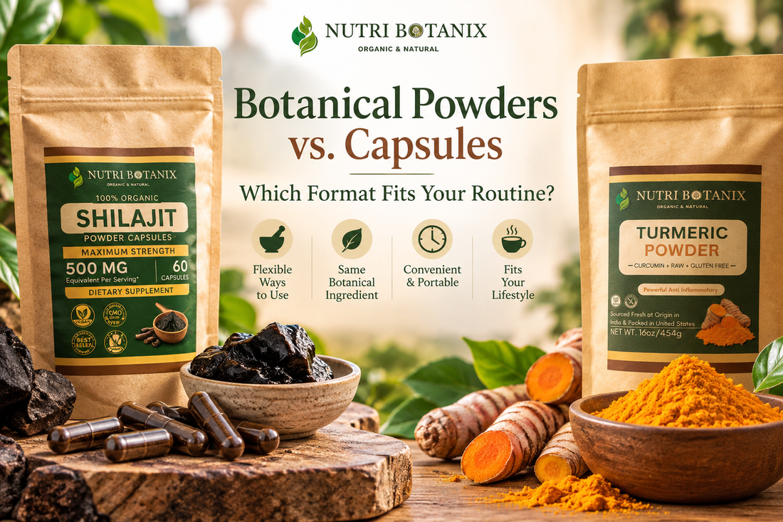 Botanical Powders vs. Capsules: Which Format Fits Your Routine?