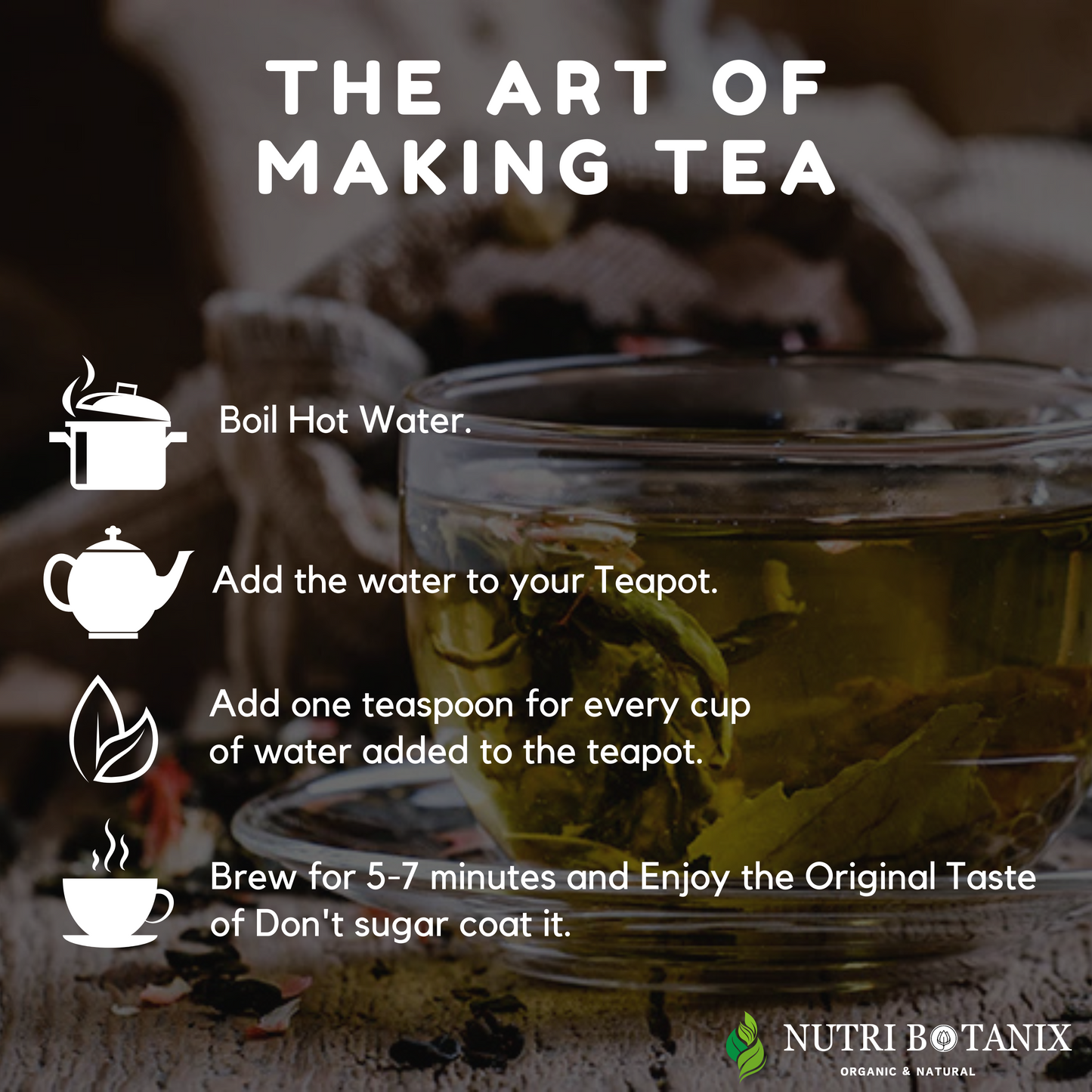 Don't Sugar Coat It Tea