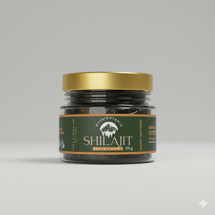 Himalayan Shilajit Resin, 50g (1.76 oz), 89% fulvic acid — NutriBotanix