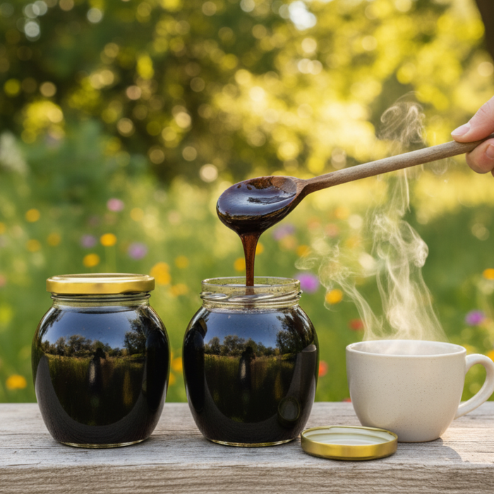 NutriBotanix Vital Power Honey — raw honey with Himalayan shilajit