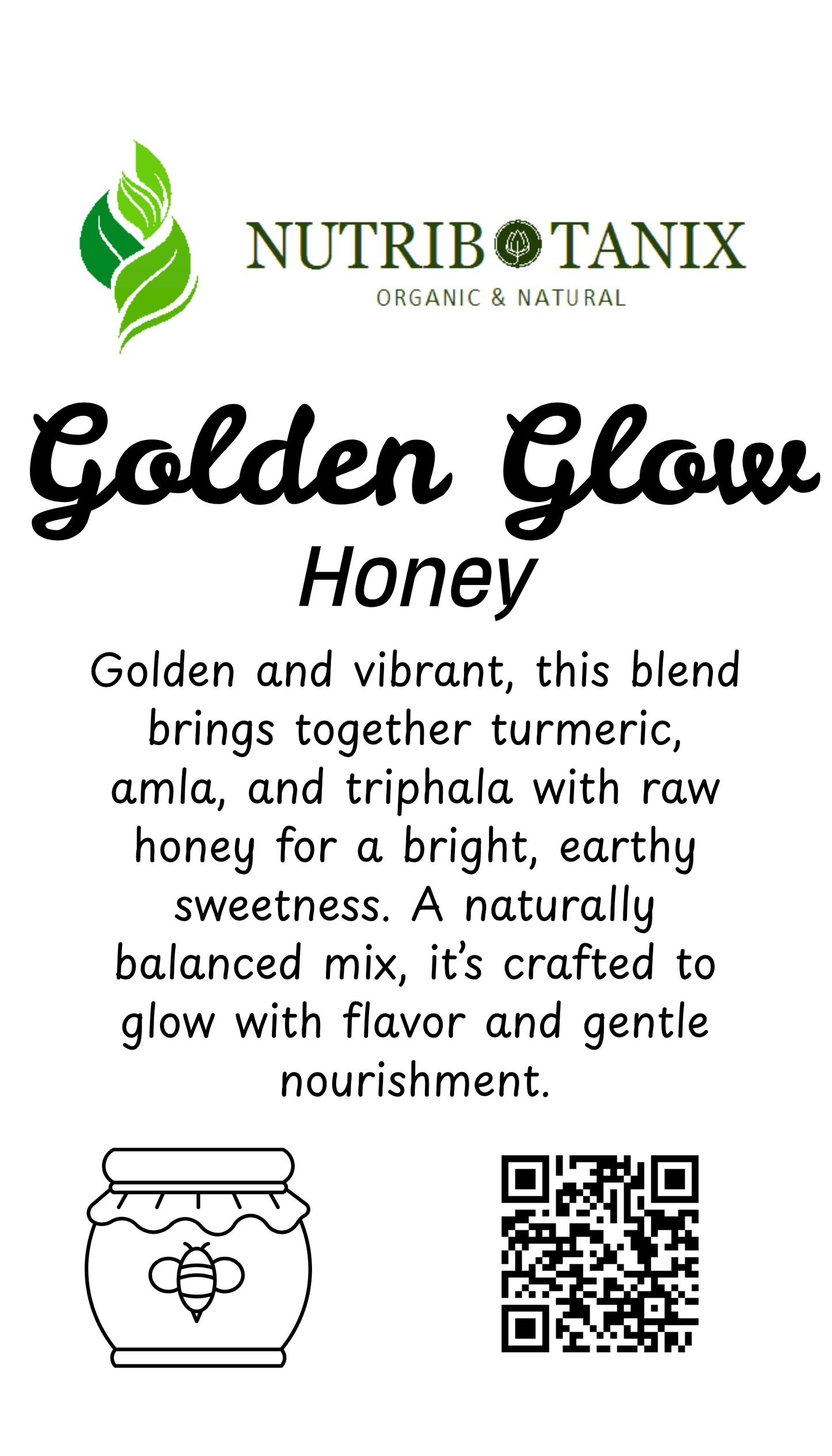 Golden glow honey
