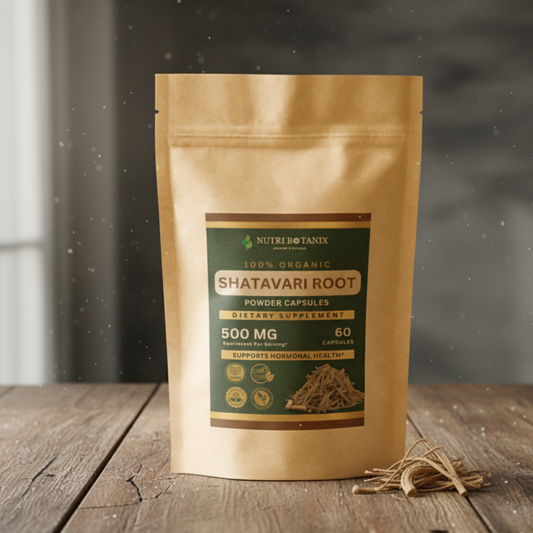 Shatavari root powder capsules