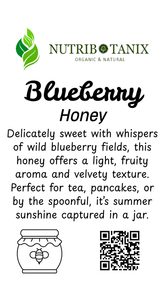 NutriBotanix Blueberry Honey — 12 oz jar
