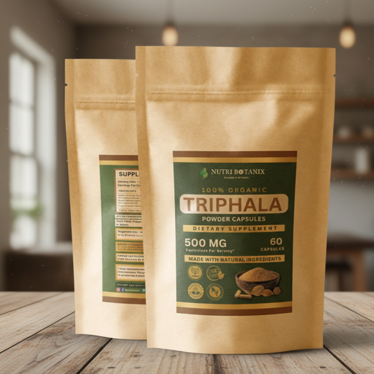 Triphala powder capsules